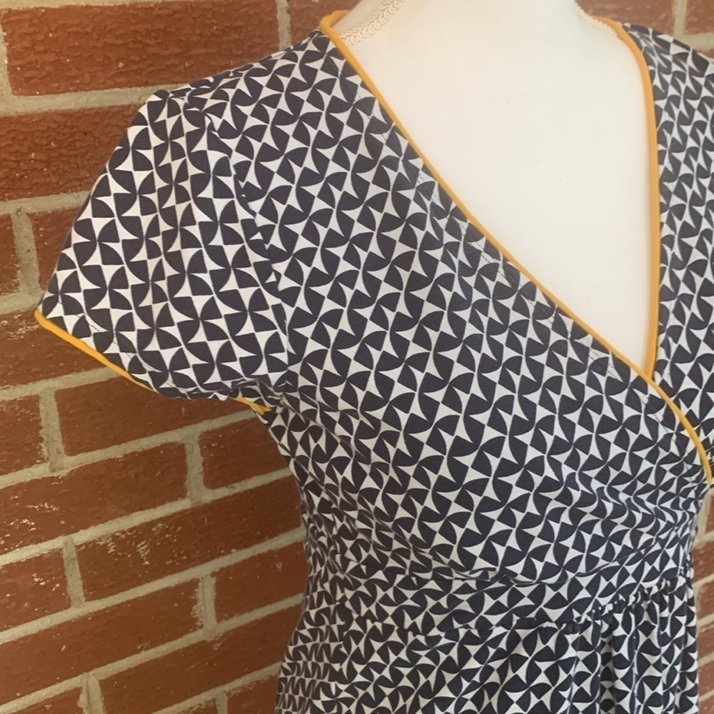 Boden navy and white dress>> original price 33.00! - Picture 4 of 6